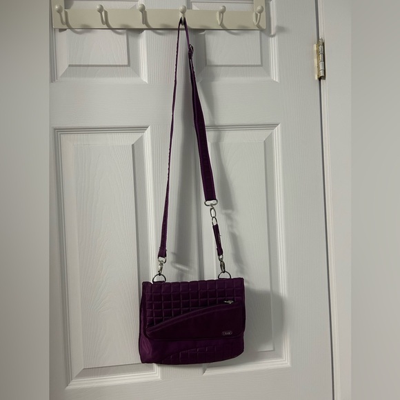 Lug Crossbody Bag in Deep Purple - Picture 2 of 4